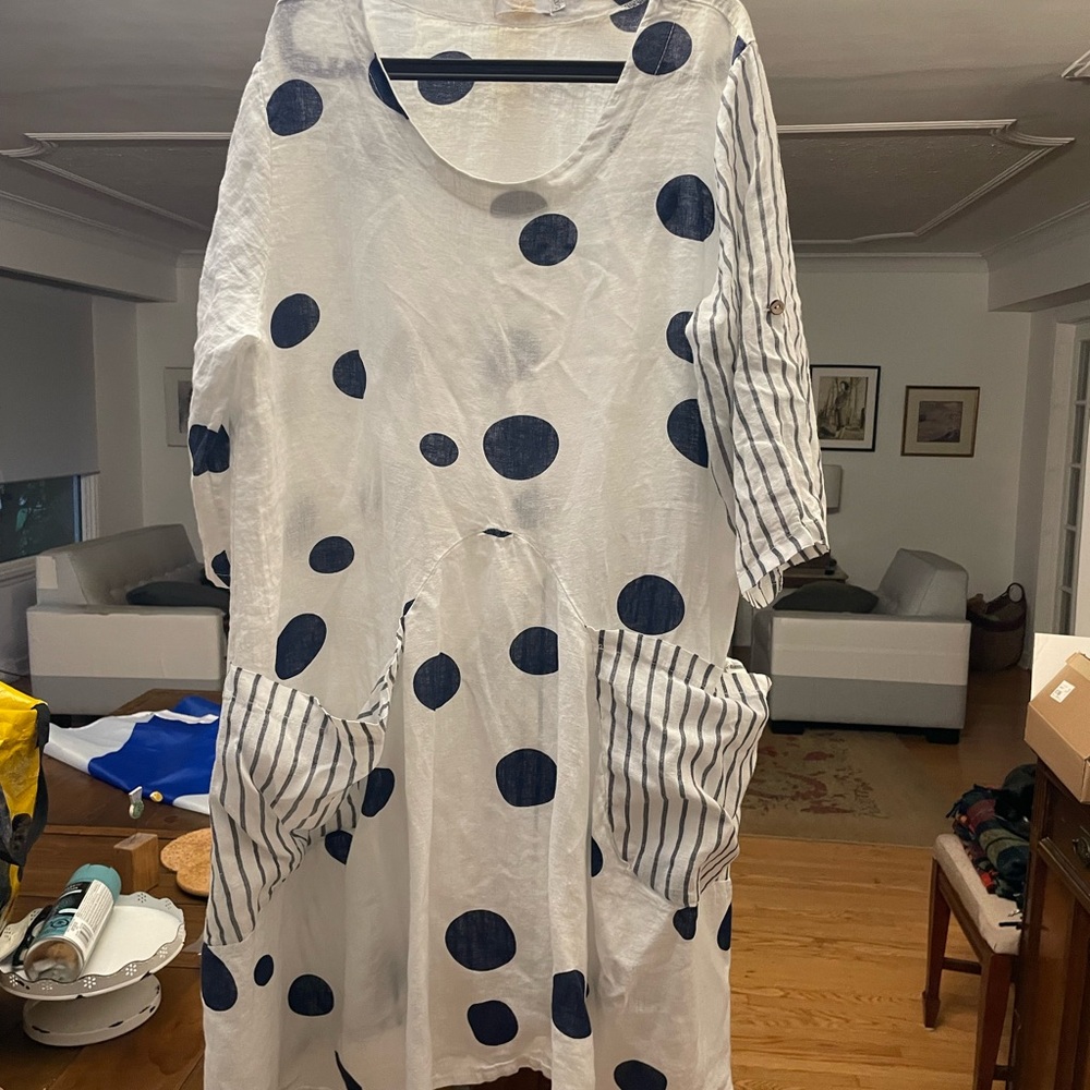 Me and Gee Linen dress L-Xl